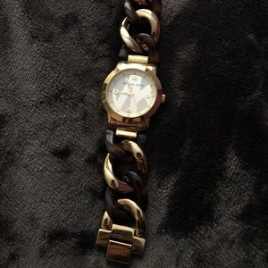 Michael Kors braided watch gold
